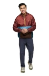 Cotopaxi Teca Half-zip Windbreaker In Brown