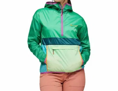 Cotopaxi Teca Half Zip Windbreaker Jacket In Rolling Hills In Multi