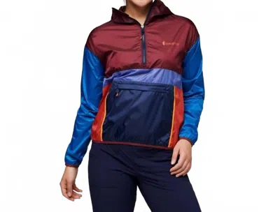 Cotopaxi Teca Half Zip Windbreaker Jacket In So French In Multi