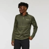 Cotopaxi Tempa Fleece Half-zip Pullover In Green