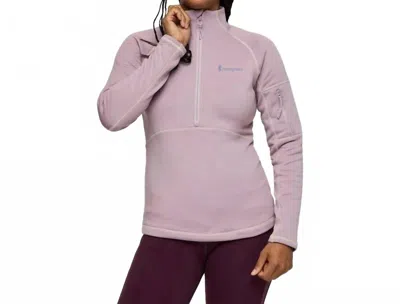 Cotopaxi Tempa Fleece Half-zip Pullover In Quartz In Pink