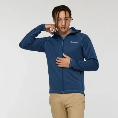 Cotopaxi Tempa Fleece Hooded Jacket In Blue