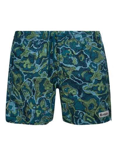 Cotopaxi Topographic-pattern Drawstring Shorts In Multi