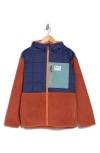 Cotopaxi Trico Mixed Media Hooded Jacket In Maritime/spice