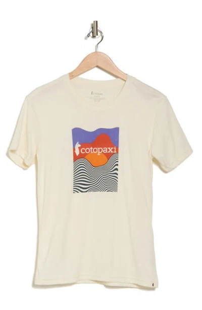 Cotopaxi Vibe Logo Graphic T-shirt In Bone