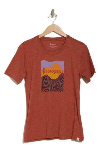 Cotopaxi Vibe Logo Graphic T-shirt In Spice