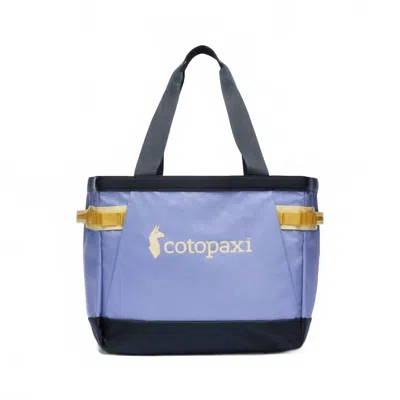 Cotopaxi Women's Allpa 30l Gear Hauler Tote Bag In Blue Smoke And Carbon In Multi