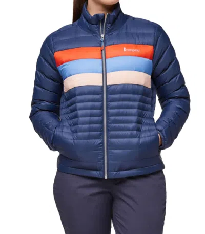 Cotopaxi Women's Fuego Down Jacket In Ink/rosewood In Multi