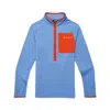 Cotopaxi Women's Otero Fleece Half-zip Pullover In Lupine In Blue