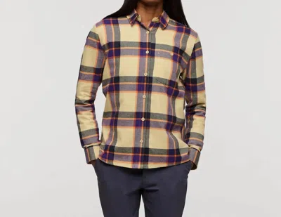 Cotopaxi Women's Quedo Flannel Shirt In Grain Plaid In Multi