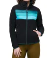 COTOPAXI WOMEN'S TECA FLEECE FULL-ZIP JACKET IN DIVE IN