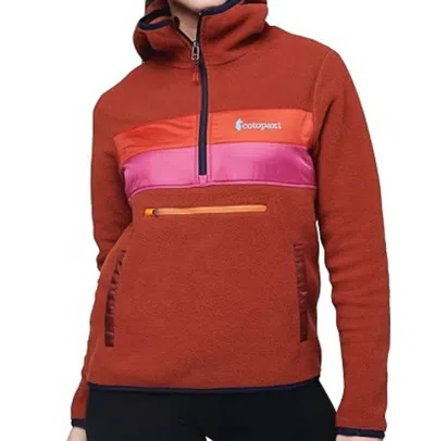 Cotopaxi Women's Teca Fleece Hooded Half-zip Jacket In Colorado In Multi