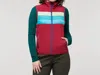 Cotopaxi Women's Teca Fleece Vest In Raspberry Fields In Multi