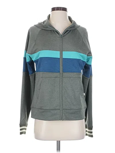 Pre-owned Cotopaxi Zip Up Hoodie In Gray