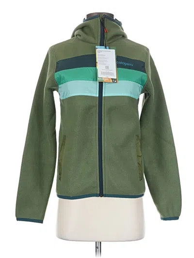 Pre-owned Cotopaxi Zip Up Hoodie In Green