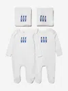 COTTON AND COMPANY COTTON AND COMPANY BABY BOYS ORGANIC GUARDSMEN BABYGROW AND MUSLIN SET 3 - 6 MTHS BLUE