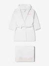 COTTON AND COMPANY COTTON AND COMPANY GIRLS CROWN BATHROBE AND TOWEL SET 7 - 8 YRS PINK