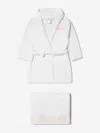 Cotton And Company Girls Crown Bathrobe And Towel Set 7 - 8 Yrs Pink