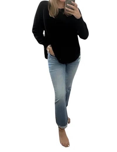 Cotton & Rye Concho Sweater In Black