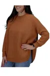 Cotton & Rye Concho Sweater In Tan In Multi