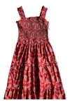 Cotton & Rye Wauna Dress In Red In Red
