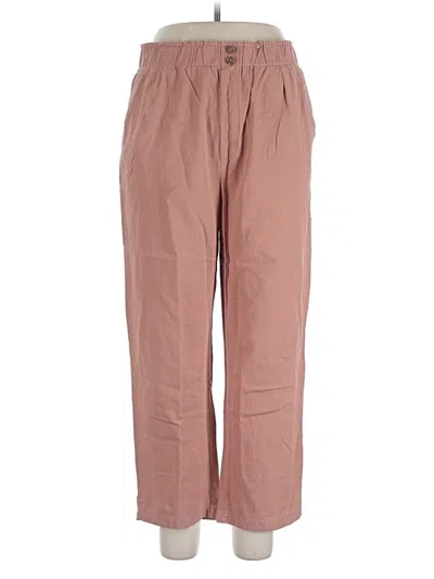 Pre-owned Cotton Bleu Casual Pants In Tan