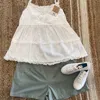 COTTON BLEU CURVY SIZE CASUAL SHORTS WITH POCKETS IN MINT