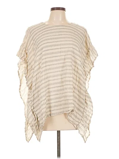 Pre-owned Cotton Bleu Kimono In White