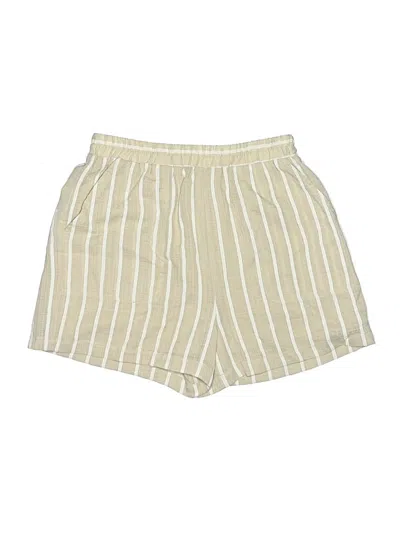 Pre-owned Cotton Bleu Shorts In Ivory