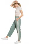 Cotton Bleu Women's Capri Pants In Olive Green In Green