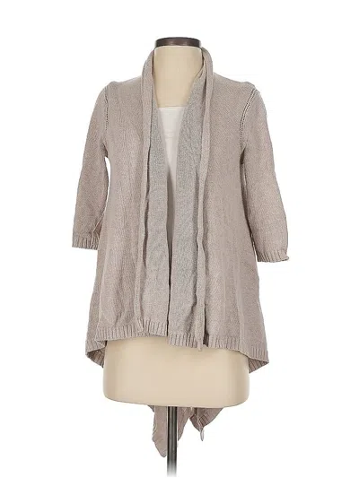 Pre-owned Cotton By Autumn Cashmere Cardigan Sweater In Gray