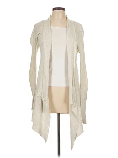 Pre-owned Cotton By Autumn Cashmere Cardigan Sweater In White
