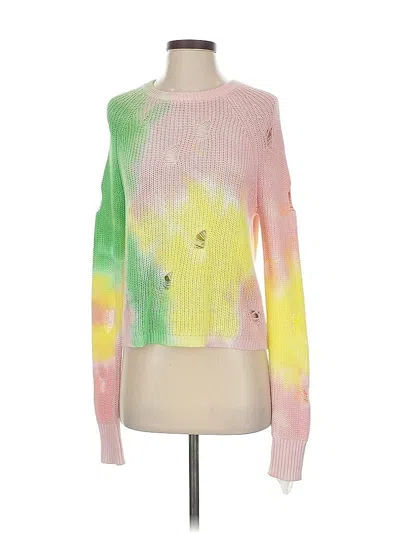 Pre-owned Cotton By Autumn Cashmere Pullover Sweater In Pink