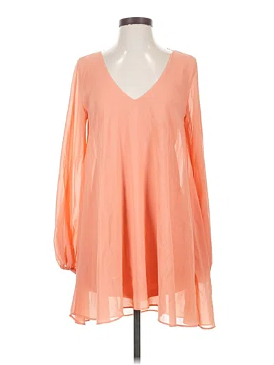 Pre-owned Cotton Candy 3/4 Sleeve Blouse In Orange
