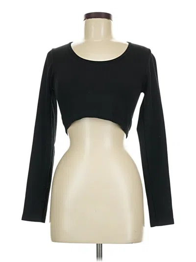 Pre-owned Cotton Candy 3/4 Sleeve T-shirt In Black