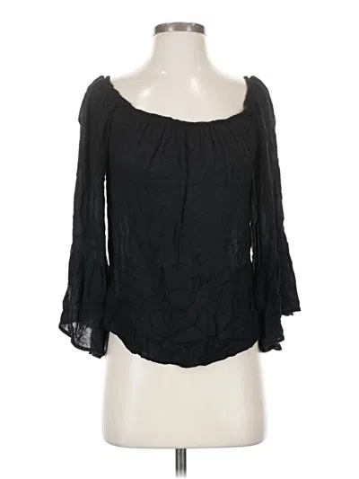 Pre-owned Cotton Candy 3/4 Sleeve T-shirt In Black