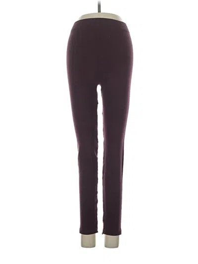 Pre-owned Cotton Candy Active Pants In Burgundy
