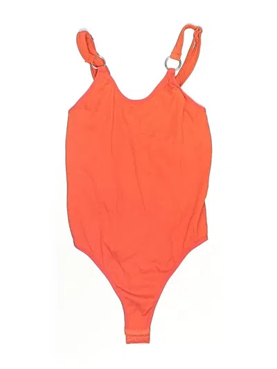 Pre-owned Cotton Candy Bodysuit In Orange