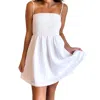 Cotton Candy Camila Dress In White In White