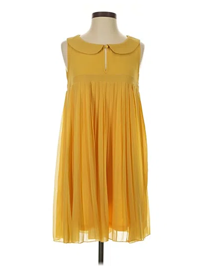Pre-owned Cotton Candy Casual Dress In Yellow