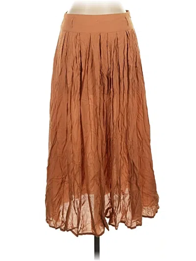 Pre-owned Cotton Candy Casual Skirt In Orange