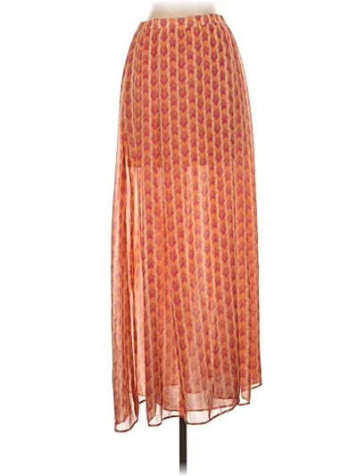 Pre-owned Cotton Candy Casual Skirt In Orange