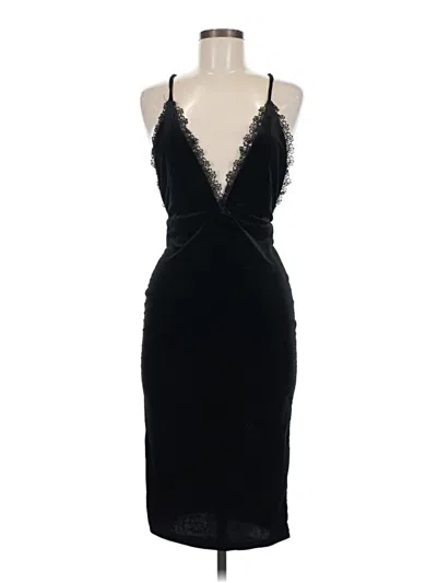 Pre-owned Cotton Candy Cocktail Dress In Black