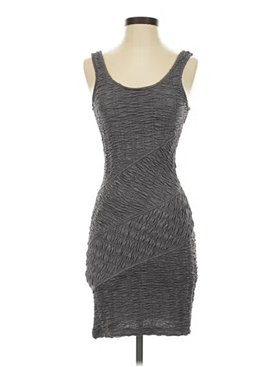 Pre-owned Cotton Candy Cocktail Dress In Gray
