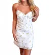 Cotton Candy Cotton Cloud Mini Dress In Honey In Multi
