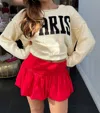 Cotton Candy Cutest Skirt Ever Mini Skirt In Red