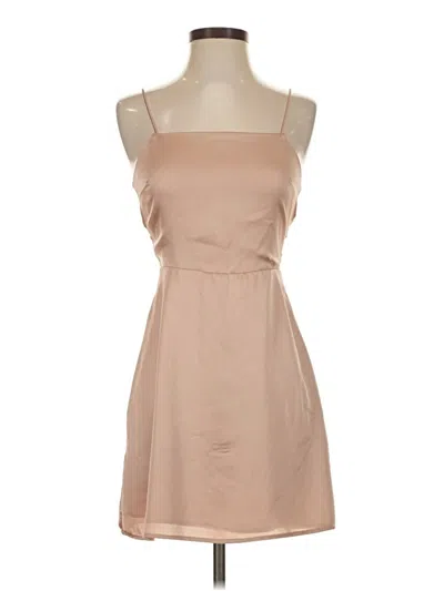 Pre-owned Cotton Candy La Casual Dress In Brown