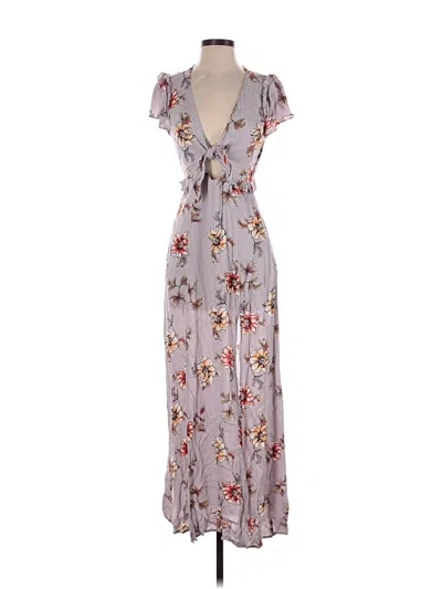 Pre-owned Cotton Candy La Casual Dress In Gray