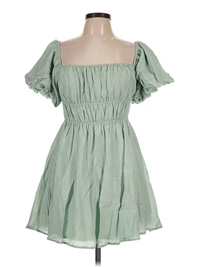Pre-owned Cotton Candy La Casual Dress In Green