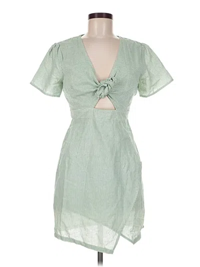 Pre-owned Cotton Candy La Casual Dress In Green